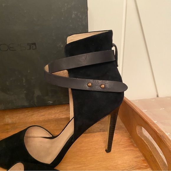 Joe’s Jeans LANEY ankle wrap  in Black with pointed toe - Picture 4 of 14